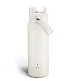 ENCOOL Insulated Water Bottle with Straw Stainless...