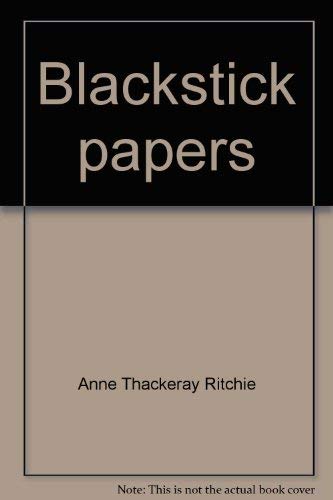Blackstick papers (Essay index reprint series) 0836900278 Book Cover