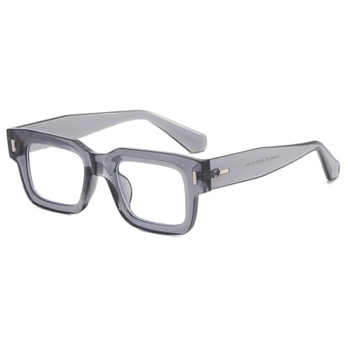 Lunettes de soleil carrées grises rétro MUTYNE look vintage UV400 tendance mode été unisexe