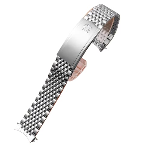 Qualità dei materiali premium: realizzato in acciaio inossidabile 316L massiccio ad alta densità, questo bracciale per orologio in metallo offre un'eccezionale resistenza alla ruggine e durata. La raffinata finitura lucida garantisce un tocco delicato sulla pelle e una lucentezza duratura per l'uso quotidiano.