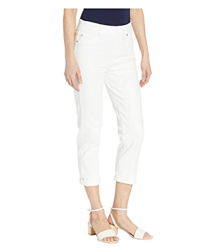 Liverpool Los Angeles Chloe Pull-On Crop Rolled Cuff in Bright White Bright White 4 254