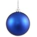 4.75&quot; Blue Matte Ball UV Drilled 4/Bag