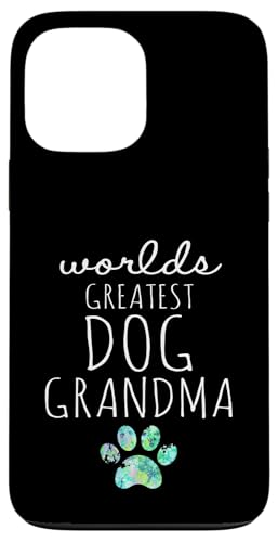 Worlds Greatest DOG Grandma Pet Mom Dog Lover Paw Print �X�}�z�P�[�X iPhone 13 Pro Max �p