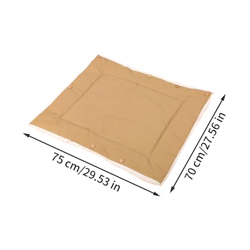 Cama cálida para gatos con base lavable y manta plegable térmica de interior 6