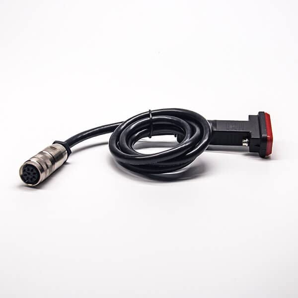 DB9 to M16 Cable Assembly 9pin DB Connector Male to 8pin C091 Female with AWG24 Cable 3M