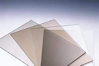 Polycarbonate Clear Plastic Sheet 24”x48”x1/8”, Shatter Resistant, Easier to Cut, Bend, for Hobby, Home, DIY, Industrial, Crafts. Glass Replacement, 2 Pieces Included in Package