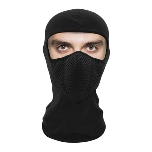 Exhumky Winddichte Ski Gesichtsmaske mit Netz