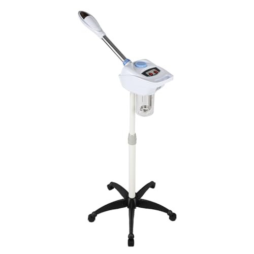 JJsdwin Studio cosmetico sauna facciale evaporazione, dispositivo a vapore viso con regolazione dell'altezza, vaporizzatore cosmetici per la casa e negozi di bellezza