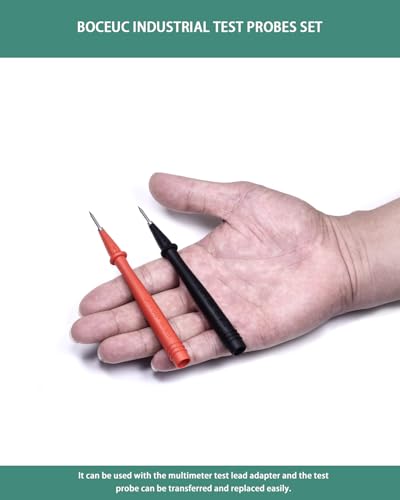 Image of Industrial Test Probes, Multimeter Probes Set 1000V Voltage, 10A Current for Fluke Test Leads