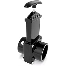 For Outdoor Accessories black Dump Waste Sewer ABS Valve 50mm/1.97inch RV Drain Valve waste valve for Caravan Trailer