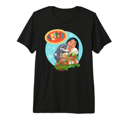 T-shirt Pocahontas Disney Premium haut de gamme en coton doux imprimé artistique