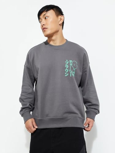Image of Max URB N Men Oversized Peanuts Sweatshirt