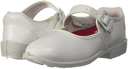 Image of Bata Girl's Slip-On School Shoes - White (1Kids UK)