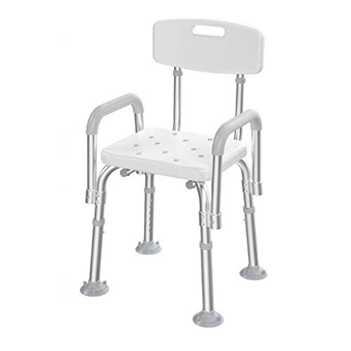 Chaise de douche avec rails et poignées pour senior et PMR - 2