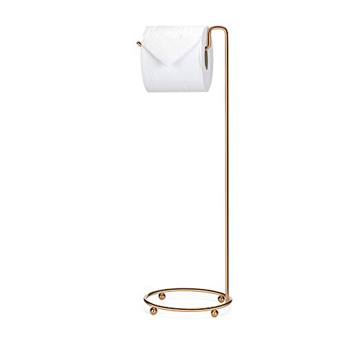 Suporte Chão Papel Higiênico Unidade Premium Rose Gold Arthi Cobre