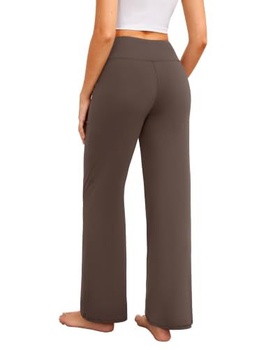 DLOODA Women's High Rise Wide Leg Yoga Pants w/ Pockets 9.99 + Free Shipping w/ Prime or on 35+ + 50% Off Code RWZZGAEG - image 2