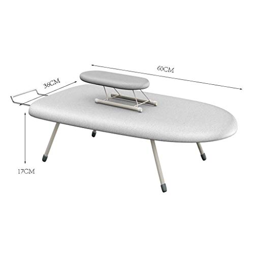 Mini planche à repasser pour vestiaire table compacte 60x36cm