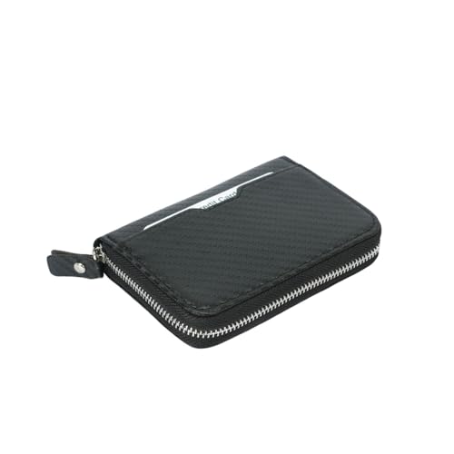 Catálogo para Comprar On-line Monederos para Hombre al mejor precio. 46 Lumbor37 Cartera de Hombre con Bloqueo RFID, Tarjetero de Piel, Billetera con Patrón de Fibra de Carbono, Monedero con Cremallera para Dinero en Efectivo y Tarjetas de Crédito