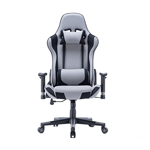 Chaise de jeu YRYRYW inclinable à 165° avec siège pivotant en tissu respirant pour ordinateur