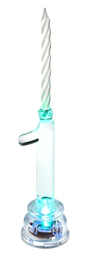 SANTEX 5861-1, Bougie Led Anniversaire avec mèches, chiffre 1