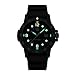 Luminox - G Sea Bass Carbonox X2.2003 - Mens Watch 44 mm - Military Watch - Mens Watches - Date Function - 100m Water Resistant - Black Case/Band Blue Dial White Numbers - Made in Switzerland