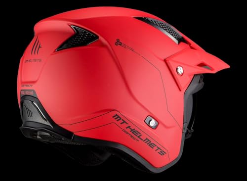 MT Helmets District SV S – Casco Moto Trial o Urbano con Visor Solar Retráctil, Interior Lavable, Diseño Off Road y Gran Ventilación | Homologado ECE 22.06 & DOT