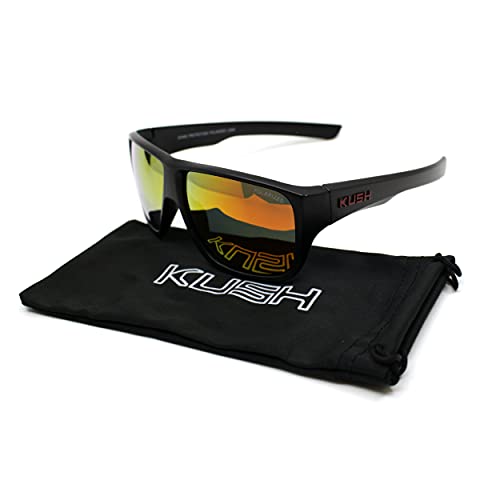 Image of SA106 Polarized Kush Mirror Lens Sport Warp Oversize Mens Sunglasses