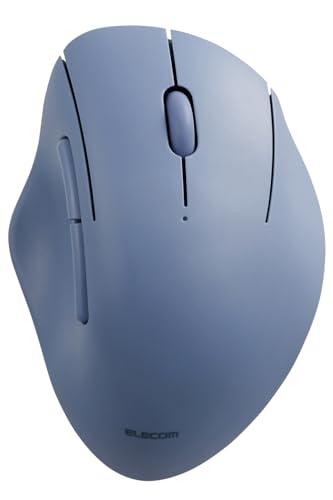 エレコム ワイヤレスマウス SHELLPHA 静音 5ボタン Bluetooth 無線2.4GHz両対応 マルチペアリング Mサイズ ネイビー M-SH20MBSKNV