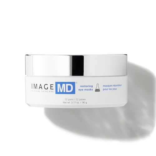 IMAGE Skincare IMAGE MD Restoring Eye Masks Made with Cooling Hydrogel to Rapidly Refresh Firm Restore & Soothe Tired Eyes 22 Count