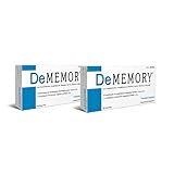 Pack 2 Unidades DeMemory 30 Cápsulas - Contribuye al Rendimiento Intelectual Normal y a la Función Cognitiva Normal con Fosfatidilcolina, Fosfatidilserina, Taurina, Vitaminas y Minerales