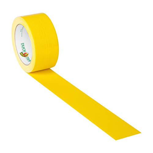 Image of Duck Brand 1304966 Color Duct Tape, Yellow, 1.88 Inches x 20 Yards Each Roll, 3 Rolls