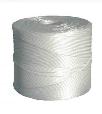 Spago in polipropilene titolo 300-diametro mm.3-colore bianco-Rotolo da circa 2 kg.Filo adatto per orticoltura-hobbistica e ferramenta. Laccio di legatura stabilizzato ai raggi UV-Premium quality