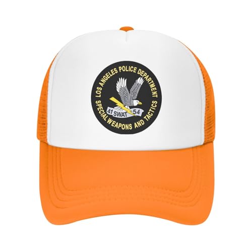 LAPD Swat Trucker Hat Snapback Mesh Baseball Cap Unisex2