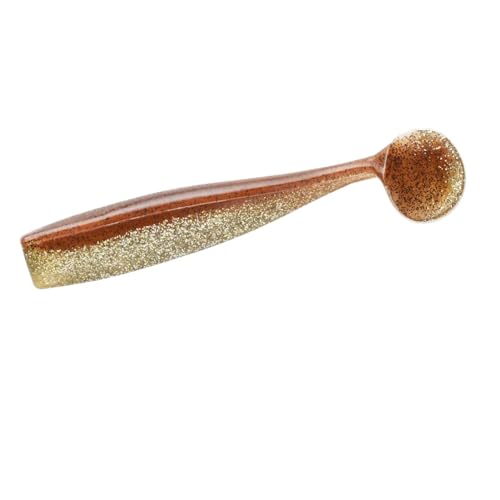Lunker City Shaker Lure, 5 per Bag (Rootbeer Shiner, 6-Inch)