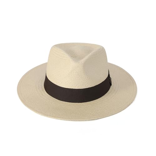 Sombrero Santa Fe Blocked Straw Outback de Papel miniatura 4