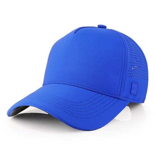 Image of CHOK.LIDS Cooling Trucker Hat Performance Cooling Mesh Back Flat Bill Hat Waterproof Dry Baseball Cap Fitted Hats for Men