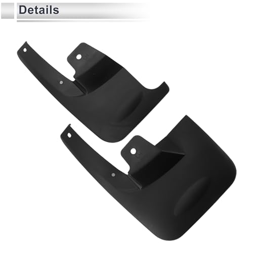 Image of X AUTOHAUX 1set Front and Rear Mud Flaps Splash Guards Mud Guards for Isuzu D-MAX 2 Doors 2010-2020 W /Mount Accessories