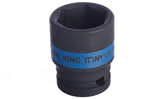 KingTony BR Soquete De Impacto Sextavado-1/2 24 Mm