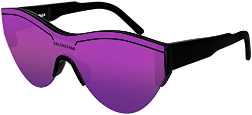 Balenciaga Bb0004S Sunglasses 002 Black/Pink Mirror(Double) Lens 99 Mm #TOP9