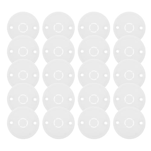 ROMISBABA Tapas Para Cajas De Conexión Eléctricas 86 Tipo, Placas Ciegas Orificio, 20 Piezas, Cubiertas Decorativas Resistentes Para Enchufes, Uso Doméstico y Comercial