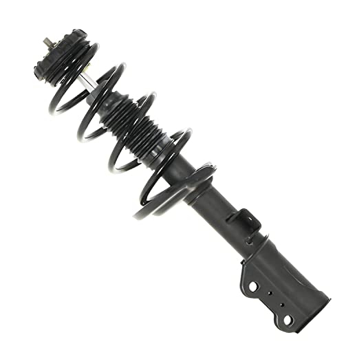 Image of Detroit Axle - Front Struts with Coil Spring Outer Tie Rods End Sway Bar Links Replacement for 2010-2016 Cadillac SRX - 6pc Set