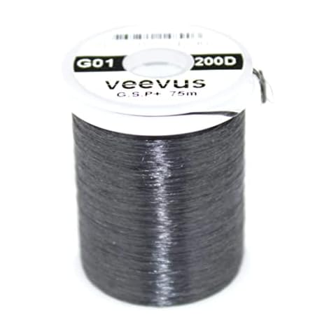 Veevus GSP Thread - Black/200 Denier - Fly Tying Cover