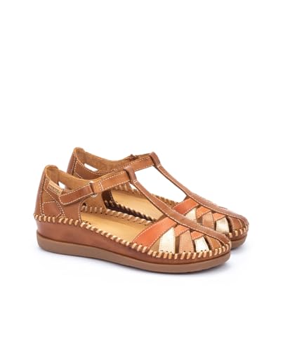 Pikolinos Para Mujer. W8K-0705C1 Sandalias De Piel Cadaques MarróN (41), 3 A 5Cm, Velcro, Casual - 3