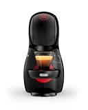 De'Longhi Nescafé Dolce Gusto Piccolo XS EDG210.B, Cafetera Cápsulas, Diseño Super-Compacto, Cafetera Manual para Café y Otras Bebidas, 1500W, Negro