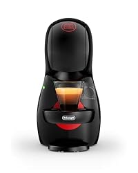 De'Longhi Nescafé Dolce Gusto Piccolo XS EDG210.B, Cafetera Cápsulas, Diseño Super-Compacto, Cafetera Manual para Café y Otras Bebidas, 1500W, Negro