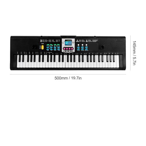 Électronique clavier Piano Clavier Électronique Multifonctionnel, Microphone De Piano Électrique Numérique, 61 Touches, Instrument De Clavier Électronique Pour Débutant - Les Beatles, Paul McCartney, John Lennon, RIngo Starr, George Harrison Électronique clavier Piano Clavier Électronique Multifonctionnel, Microphone De Piano Électrique Numérique, 61 Touches, Instrument De Clavier Électronique Pour Débutant – Image 6