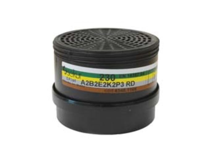 Filtro combinato serie 230 a2 b2 e2 k2 p3 r d per polimask230-230 a2 b2 e2 k2 p3 r d Sekur