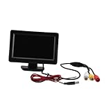 Affichage : l'écran affiche la caméra de recul, améliorant votre visibilité lors de la marche arrière, rétroviseur de caméra de recul, écran pour caméra de recul de voiture