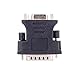 CHICHIYANG Plastic DMS to VGA Adapter Replacement Parts, 59pin Male to 15Pin Female Extension Adapter for All DMS-59 Video Cards