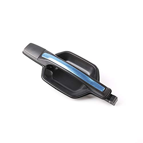 Benekar Outside Exterior Front Rear Door Handle Black with Chrome for Mitsubishi Pajero Montero MK3 2000-2006 (Rear Right)